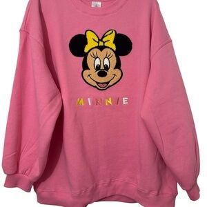 Disney Minnie Mouse oversized Sweatshirt for Women size L